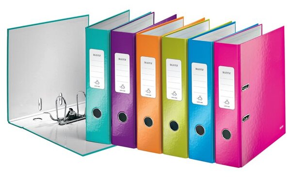 Leitz 180 Wow A4 Iratrendező lakkfényű - Lila