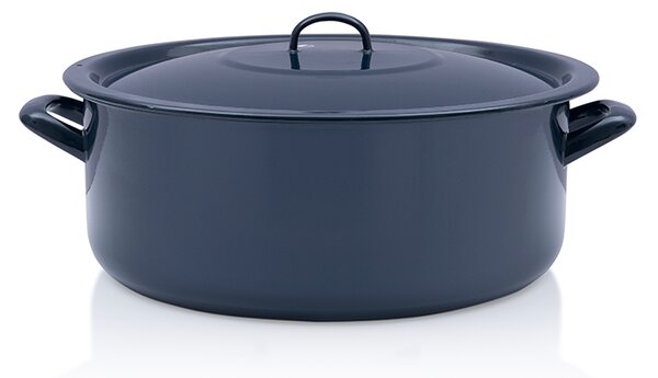 Metalac Classic lapos lábas fedővel 36 cm 150 l Sötétkék 355985