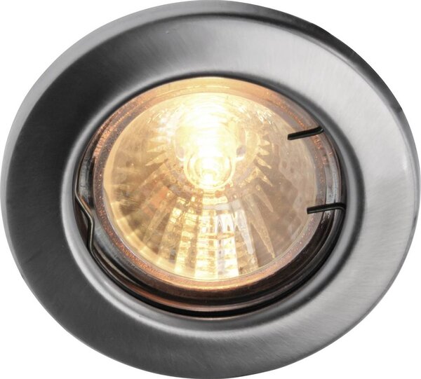 Heitronic DL5701 Beépíthető lámpa LED GU5.3 35 W Nemesacél (matt) (23550)