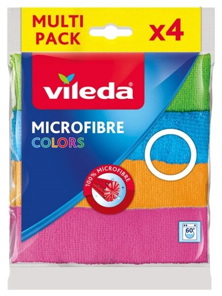 Vileda Colors mikroszálas törlőkendő csomag (4 darabos)