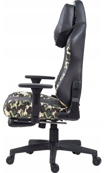 Marvo CH-134 gamer szék fekete fejpárnával és deréktámasszal
