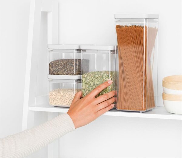 Brabantia 122569 tárolódoboz készlet 4 darab - világosszürke
