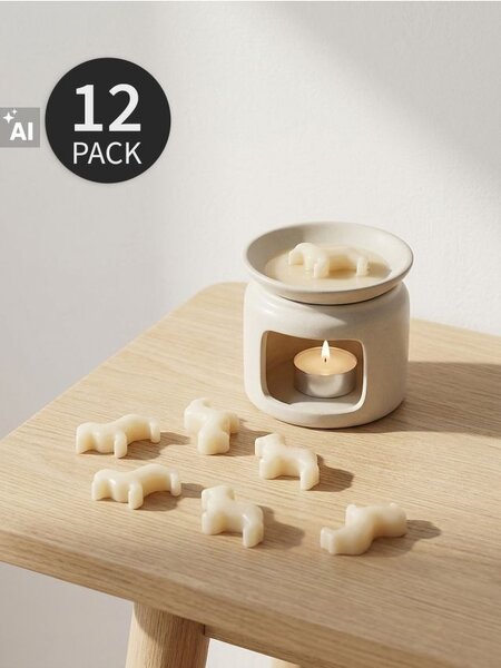 Sinsay - Tacskó formájú illatviasz Almond milk & Chocolate 12 pack - krémszínű