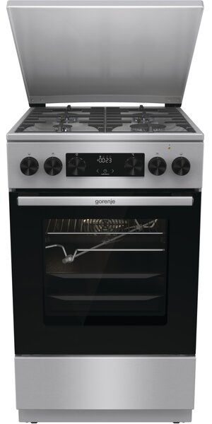 Gorenje GKS5C71XF Kombinált 4 zónás szabadonálló Gáz/Elektromos Tűzhely - Fehér