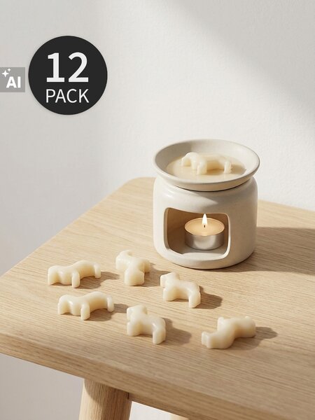 Sinsay - Tacskó formájú illatviasz Almond milk & Chocolate 12 pack - krémszínű