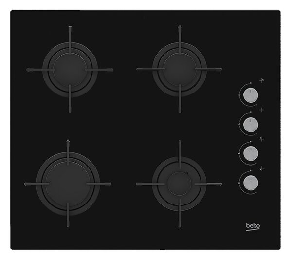 Beko HILG 64120 S Beépíthető Gáz Főzőlap 60cm Fekete