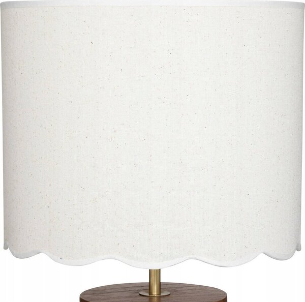 Lámpara De Mesa "vania" H50cm Marrón