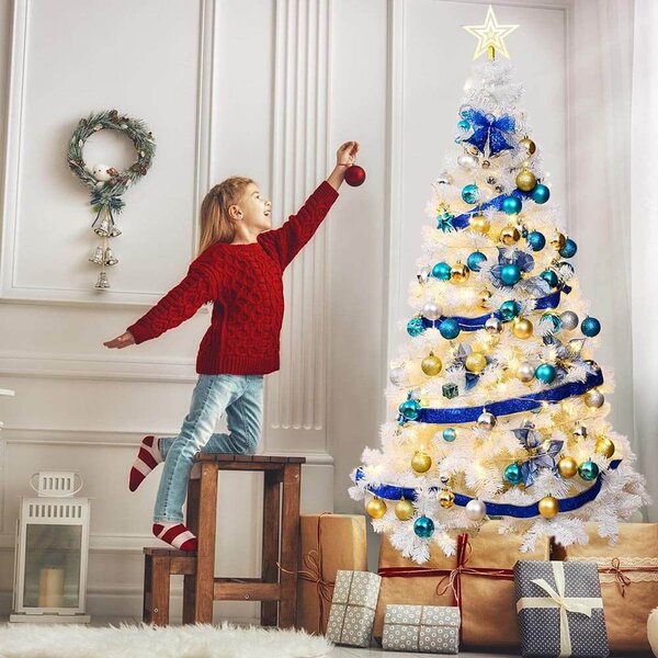 Timeless Christmas Fehér műfenyő - több méretben-180 cm-es (HOP1001384-3)