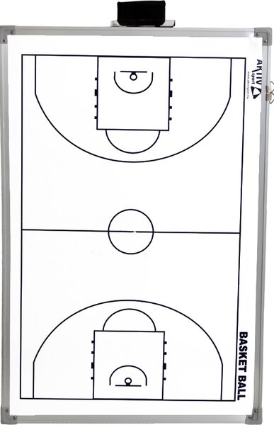 AKTIVSPORT Taktikai mágnestábla 60x90 kosárlabda
