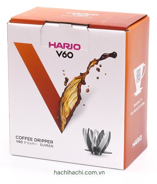 Dripper Hario V60 SUIREN - Czarno-Biały