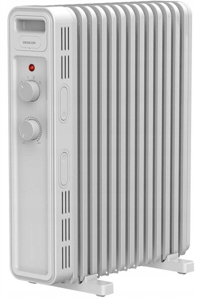 Olajradiátor Sencor SOH 3413WH 2500 W fehér 13 bordás termosztáttal