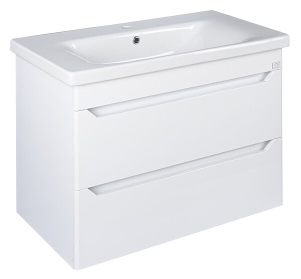 TMP SHARP 65 fali fürdőszobabútor - Sanovit SOFT - 13065 mosdóval - 65 x 45,5 cm