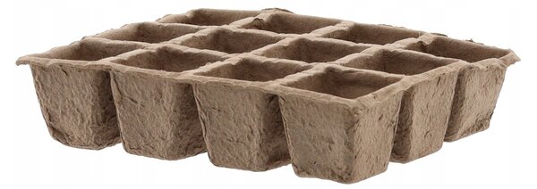 IGOTREND tőzegcserép, 6 × 12, 21 × 17 × 4,5 cm, 6 db