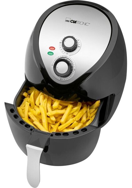 Clatronic FR 3699 H forrólevegős sütő 1400W fekete/ezüst