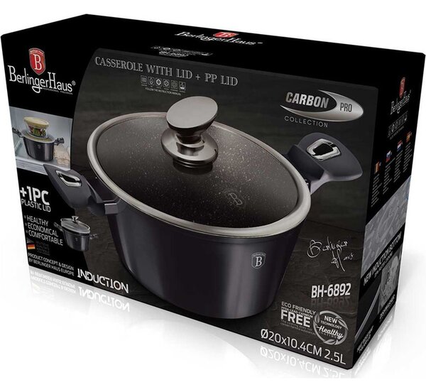 Hagyományos fazék Berlinger Haus Carbon Pro 2,5 l