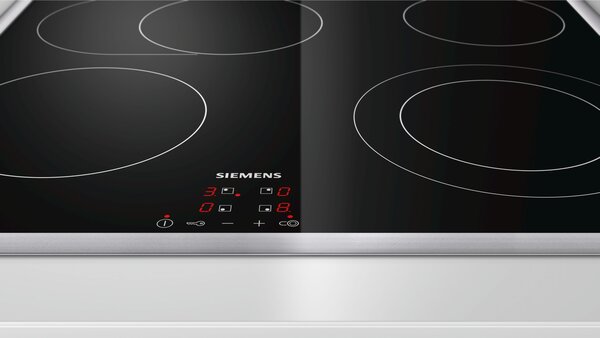 Siemens ET645HN17E iQ300 Elektromos főzőlap Fekete/Inox