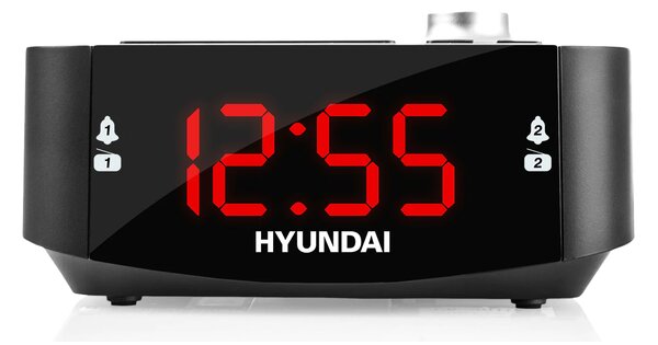 Hyundai RAC 201 PLL BR Rádiós ébresztőóra - Fekete