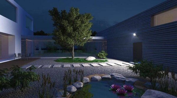 Foco De Exterior Con Sensor Xled One Xl Blanco Steinel