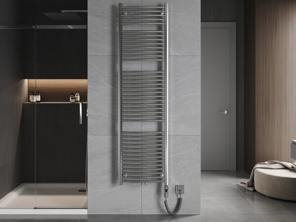 Mexen Ares, elektromos fűtőelem 1800x500 mm + fűtőrúd 900 W, króm, W102-1800-500-2900-01
