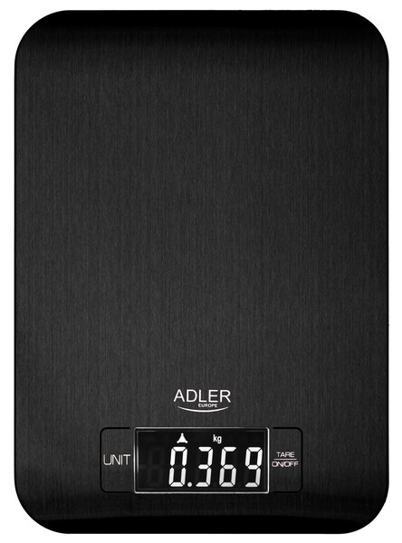 Adler AD 3183b Digitális konyhai mérleg - Fekete