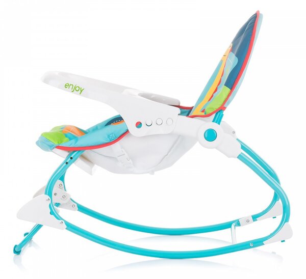CHIPOLINO Enjoy rezgő-zenélő pihenőszék 9 kg-ig - Blue