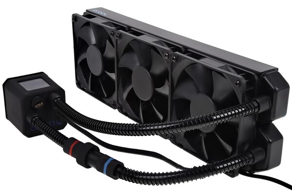 Alphacool Eisbaer 360 AIO Processzor Hűtő 360mm Fekete