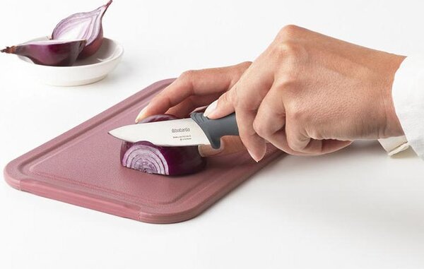 Brabantia Tasty+ Slice & Dice hámozó kés, r.m. acél, műanyag markolat, sötétszürke - 120961