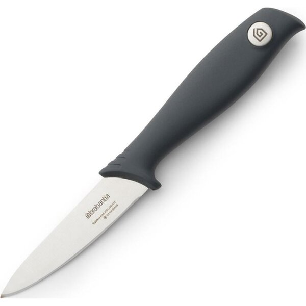 Brabantia Tasty+ Slice & Dice hámozó kés, r.m. acél, műanyag markolat, sötétszürke - 120961
