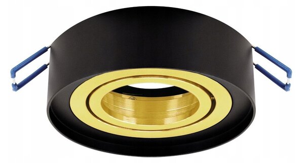 Ideus Odyn 04490 oczko lampa wpuszczana downlight 1x35W GU10 czarne/złote