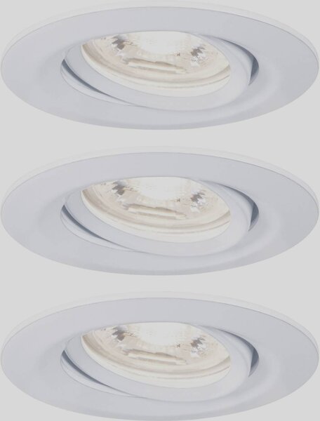 Paulmann EBL Nova mini Plus Coin LED-es beépíthető lámpa 3 részes készlet 4.20 W Fehér (92971)