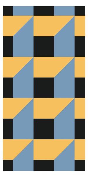 Tapéta - Színes geometrikus absztrakció I