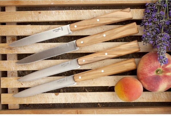 Opinel Bon Appetit Asztali kés készlet (4 db) - Natúr