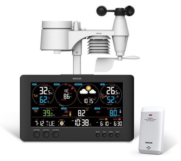 Sencor SWS 12500 WiFi időjárás állomás