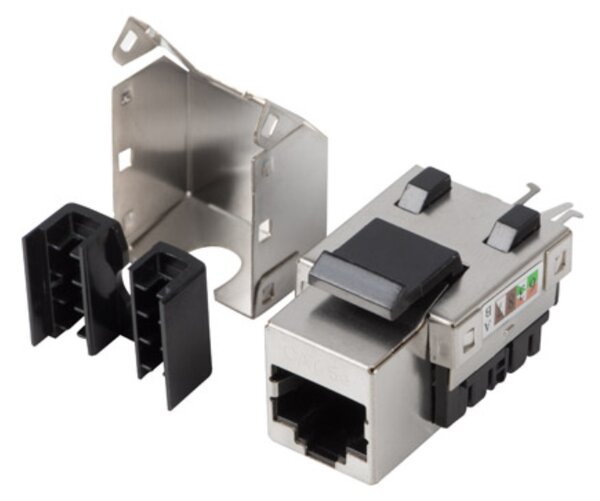 Lanberg RJ45 aljzat - LSA FTP aljzat Cat.6 Keystone modul