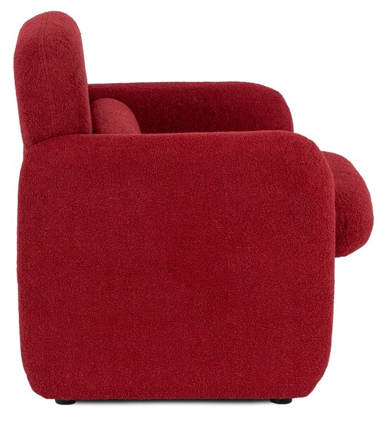 TOGO pihenőfotel, bordó bouclé