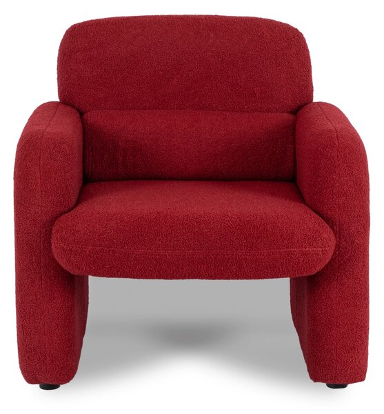 TOGO pihenőfotel, bordó bouclé