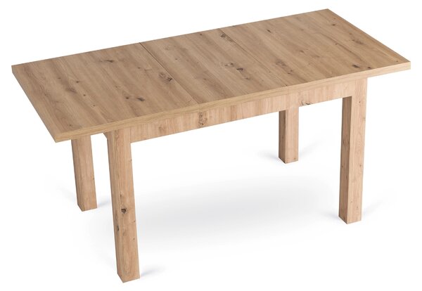 SKUBI kihúzható étkezőasztal 120-160 cm, artisan tölgy