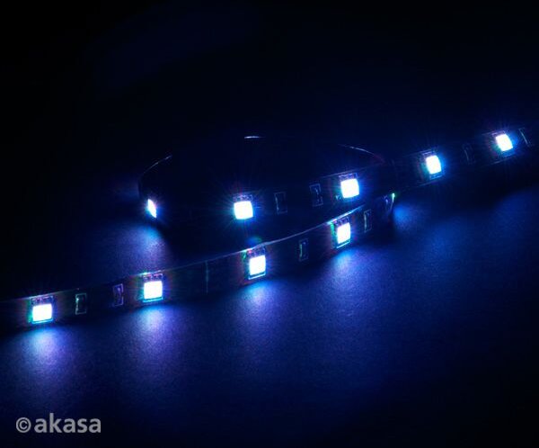 LED Szalag Akasa Vegas M 50cm 15 LED Fehér Mágneses