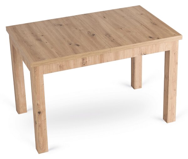 SKUBI kihúzható étkezőasztal 120-160 cm, artisan tölgy