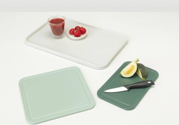 BRABANTIA Tasty+ Slice & Dice vágódeszka 3db-os szett. különböző méretű; kis. közepes és nagy deszka. műanyag. többszínű - 123160