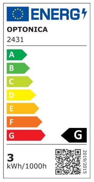 Optonica LED panel (modul) 3W beépíthető kerek hideg fehér (DL3-A4 / 2431)