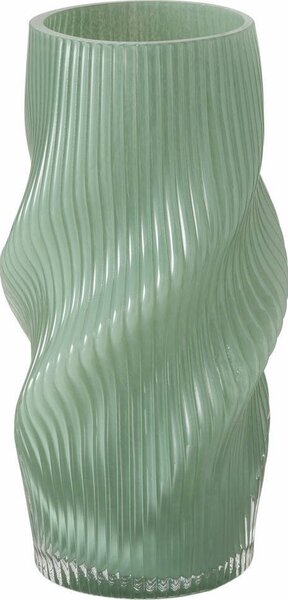 Boltze Wazon szklany gnieciony kształt VERESE, 30 cm