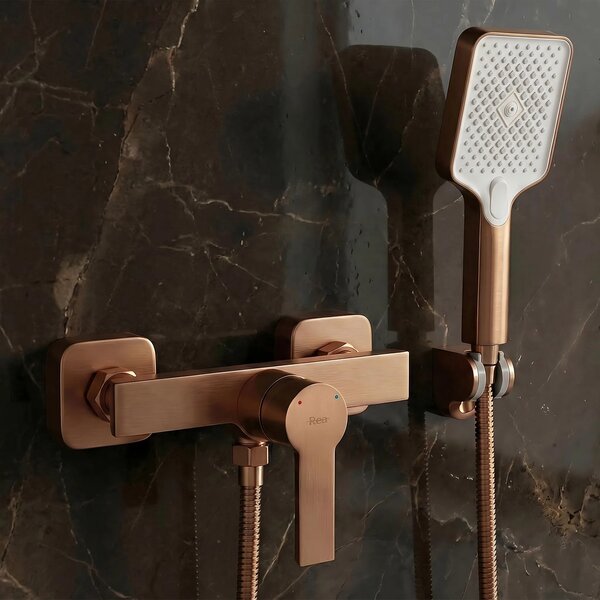 Rea JS-031 BRUSH COPPER zuhanyfej