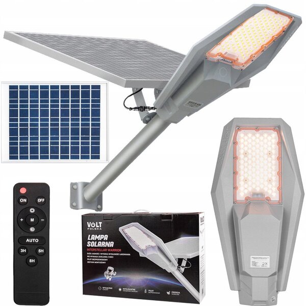 Lampa solarna VOLT POLSKA WARRIOR 360 + panel 45W + 36.000mAh + pilot
