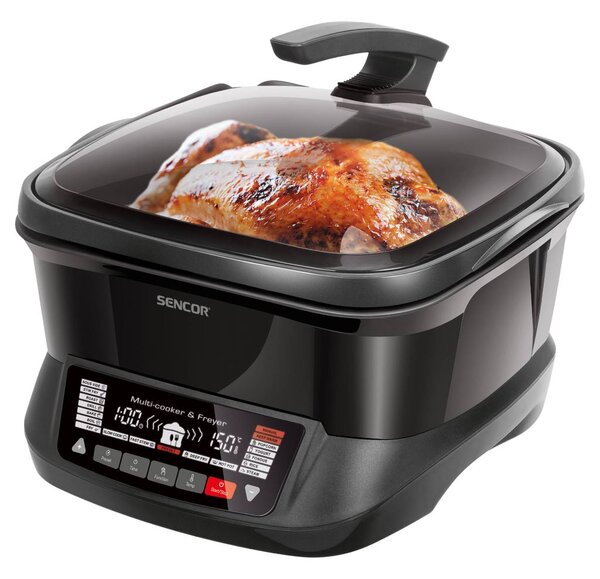 Sencor SFR 9300BK multifunkciós olajsütő 1800W 4,8L