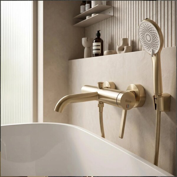 Rea JS-020 BRUSH GOLD zuhanyfej