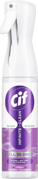 Ablak- és tükörtisztító Cif levendula spray 0,280 l, súrolás nélkül