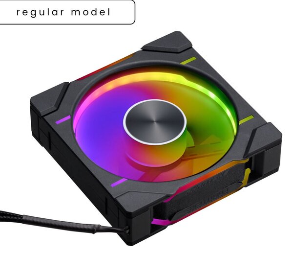 Phanteks PH-F120D30 120MM Regular ház hűtő ventilátor fekete-fehér (PH-F120D30_DRGB_PWM_BK01)