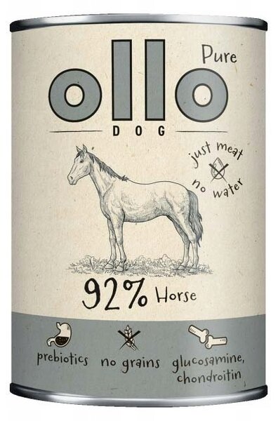 Triton Ollo Pure Hypoalergiczna Mokra karma dla psów dorosłych - Koń 400 g