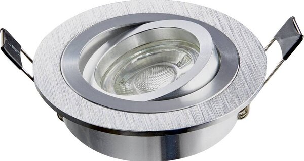 Heitronic DL7801 Beépíthető lámpa LED Fixen beépített LED-es 8 W Alumínium (500591)